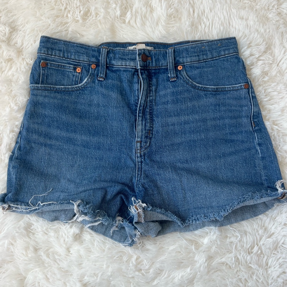 Madewell high rise denim short size 32